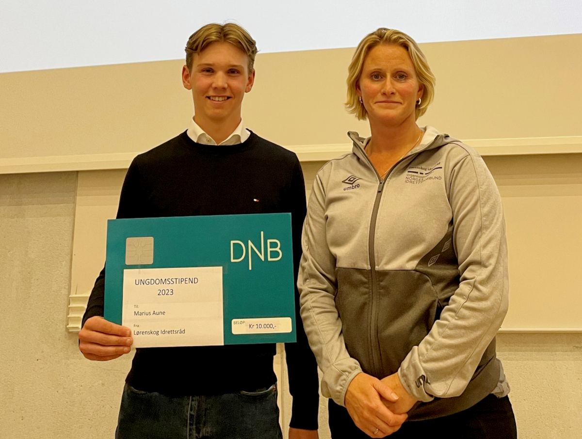 Marius Aune tildelt Ungdomsstipend